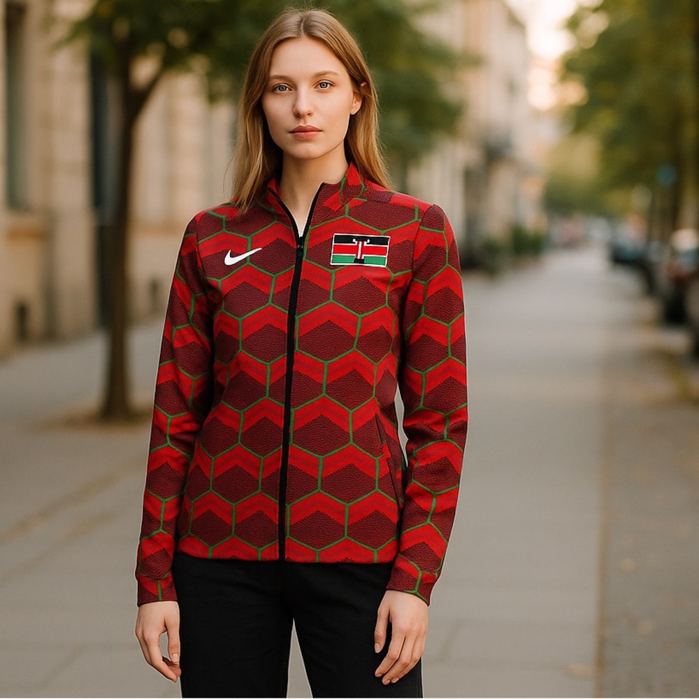 Nike Pro Elite 2022 Team Kenya Podium Track Jacket Womens X Small CI8789-602 NEW
